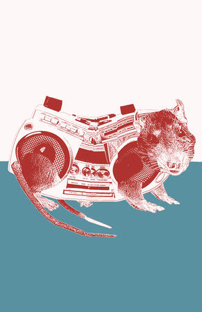 Radio Rat Zine cover vol. 9 (2025)
